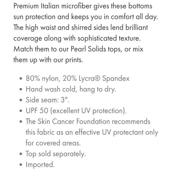 Tommy Bahama Pearl High Waist Side Shirred Bikini Bottom, Mare Navy, Large, NWT - Picture 5 of 13